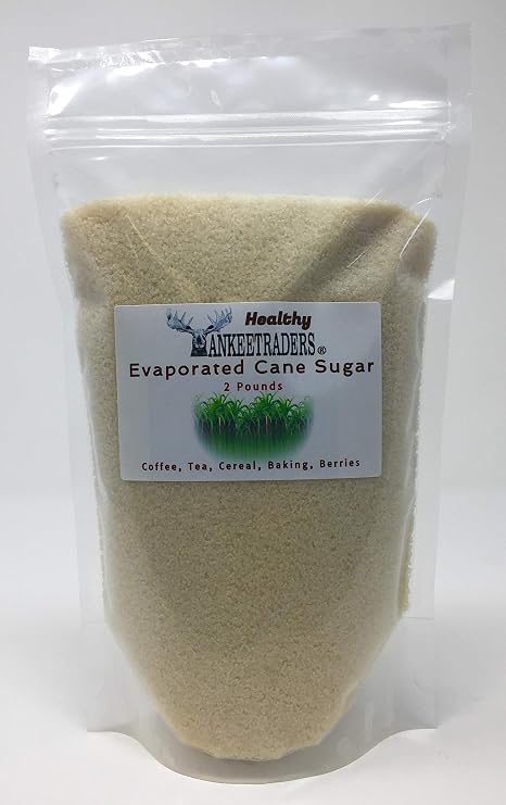 YANKEETRADERS, Evaporated Cane Juice, Sugar, 2 Lbs