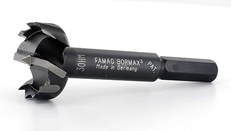 Famag Carbide Bormax 3.0 Forstner Bits Metric Sizes - Individual Bits