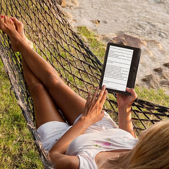Portable Electronic Book Reader with Ultra Clear Electronic Screen for Paper-Like Reading Experience 8GB Storage Capacity