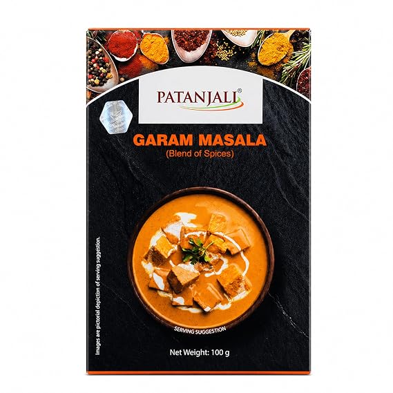 Patanjali Garam Masala 100g / 0.22 lb
