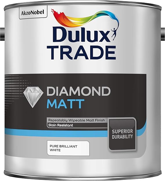 Dulux Trade Diamond Matt 2.5L - Pure Brilliant White