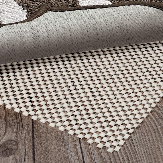 BALEINE Non Slip Rug Pad Rug Gripper for Hardwood Floors, Extra Thick Non Slip Mat Under Carpet (8'x10')
