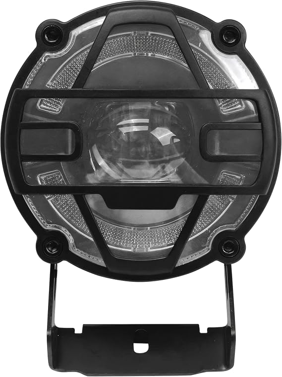 Marsrut EBike Headlight, E Bike Front Light for 3 Pin Electric Bike Bicycle, Waterproof Mini Horn Headlights, Super Bright Led Accessories for Night Riding, Aluminium Alloy, 36V - 48V, 12W