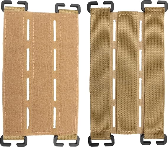 Molle Patch Panel with Laser Cutting Loop, Molle Patch Display Holder for Backpack,9.5X3.7