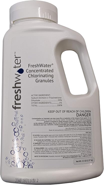 Hot Spring Concentrated Chlorinating Granules 3.5lb 80022, White