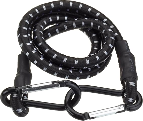 Unitec 75229 Luggage Straps with Carabiner Hooks 100 cm