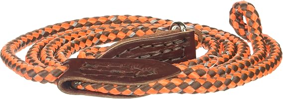 3614-OR Rope Slip Lead for Dogs, 6', Orange