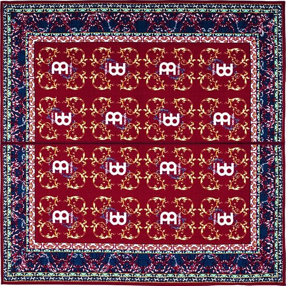 Drum Rug Mat (78" x 78"), Tightly Woven Durable Carpet Fabric for Spurs and Stands Rubber Lined Designed in Germany
