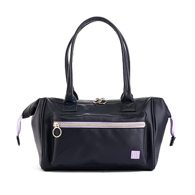 Caboodles Womens Soft Bag, Black Lavender