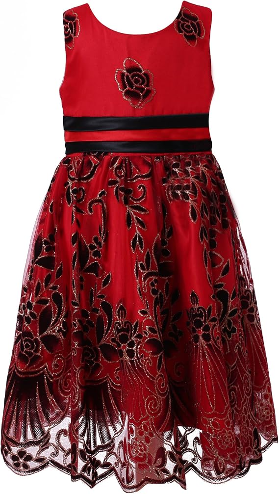 Richie House Girls' Sweet Party Multi-Layered Dress Size 2-12Y RH2142