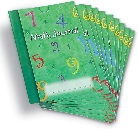 Learning Resources Math Journal, Set of 10