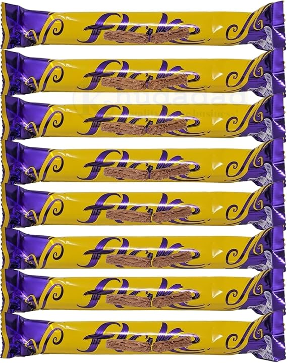 Flake Chocolate Bar Bundle – 20g Bars (Crumbly Milk Chocolate Treats) – Premium Snack & Dessert Topping (8x Cad Flake Choc Bars 20g (2 Pack))