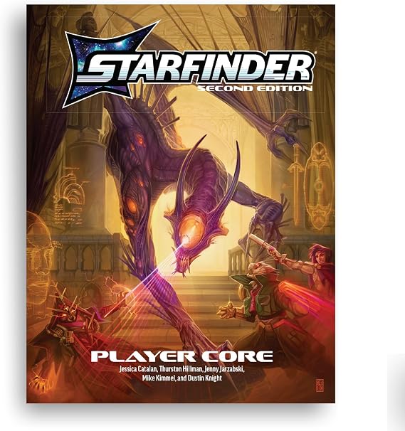 Starfinder Player Core Pocket Edition - Portable 6.7" x 8.4" Softcover Complete Rulebook, 10 Ancestries, 6 Classes - Tabletop RPG