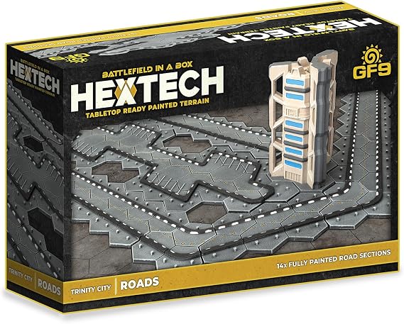 Gale Force Nine Hextech Trinity City Road Intersections (x20), HEXT19