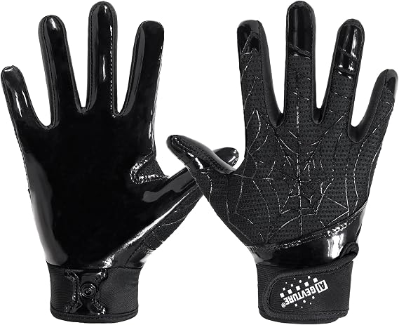 AIGEVTURE Youth Football Gloves Kids Receiver Gloves Sticky Football Gloves for Boys Girls