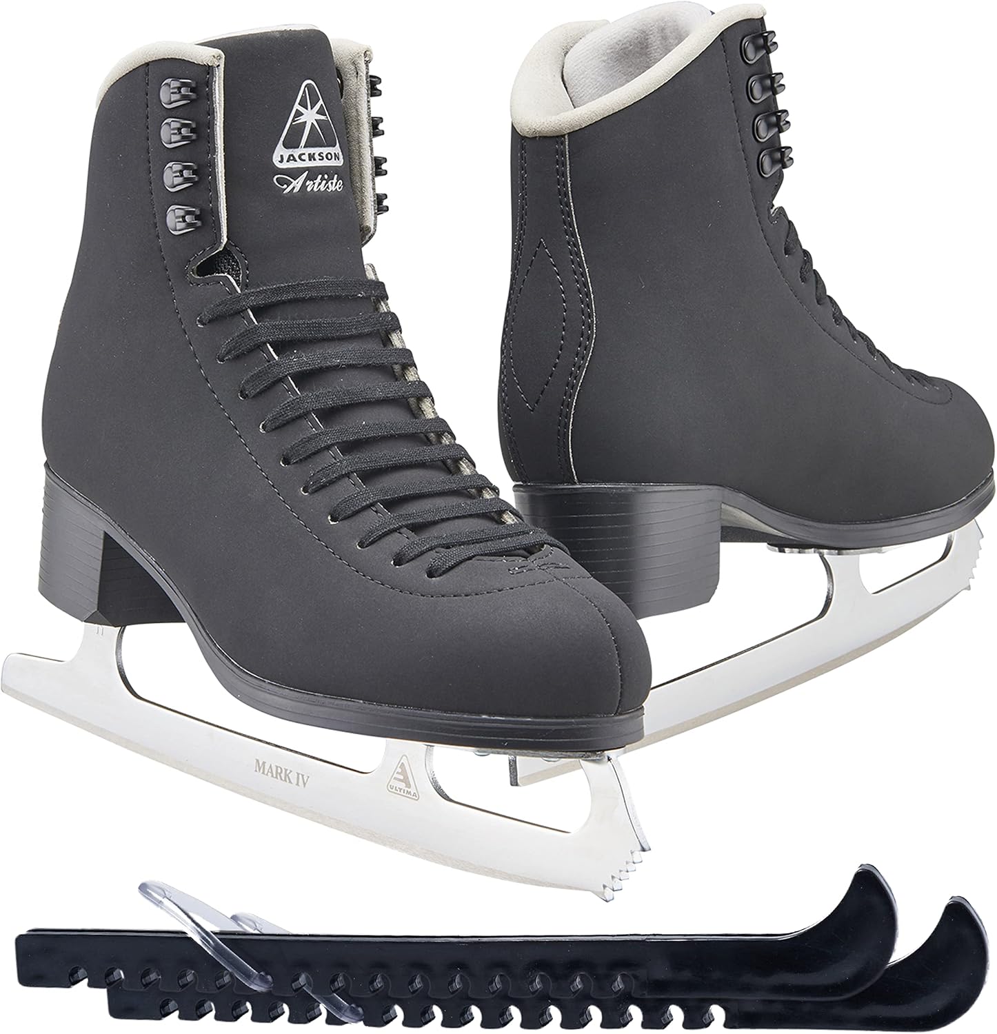 Jackson Ultima Artiste Figure Ice Skates for Womens, Girls, Mens and Boys in White and Black Colors - Improved, JUST LAUNCHED 2019