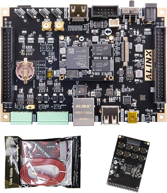 AX7Z010: XILINX Zynq-7000 SoC XC7Z010 FPGA Development Board ZYNQ 7000 7010 ARM (AN706 Package)