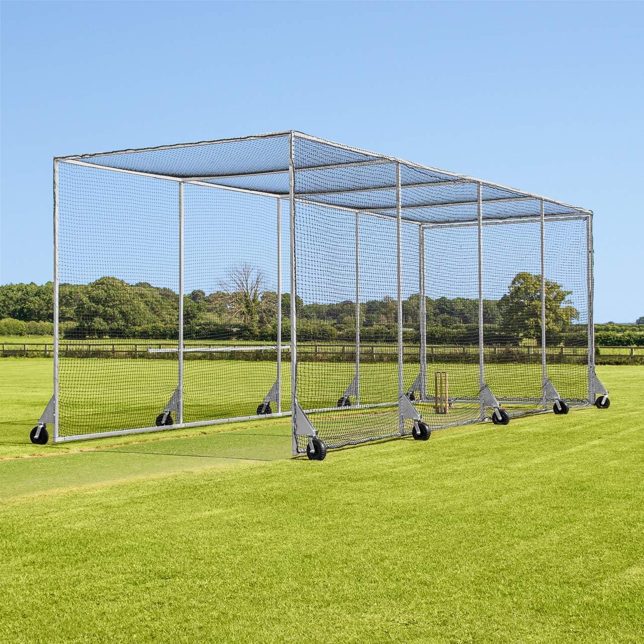 FORTRESS 360° Mobile Baseball Batting Cage [Pro Grade] | Pop-Up Batting Cage Net | Portable Baseball Net System | Heavy-Duty Sports Equipment for Training