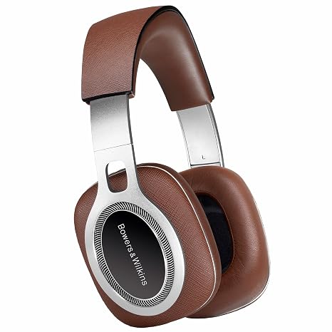 Bowers & Wilkins P9 Brown Signature HiFi Over Ear Headphones, Wired, Italian Leather