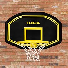 FORZA Basketball Backboard & Hoop | 2x sizes - Mini & Standard | Practice Indoors & Outdoors (Standard (43in x 28in) - 18in Rim)