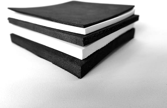 Foam Mart L200 EVA Foam Sheet 1/2" x 48" x 72" - Black High Density Cosplay Foam, Craft Foam Sheet, Closed Cell EVA Foam for DIY, Armor, Foam Padding, Marine, Insulation & Gym Mats