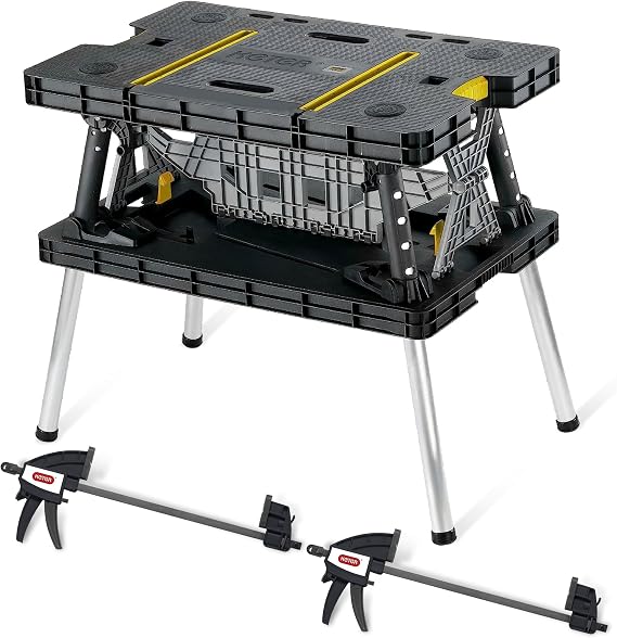 Keter Heavy-Duty Folding Workbench with 1,000 Pound Capacity