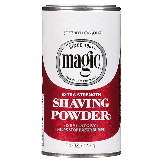 Magic Shaving Powder, Extra Strength by Soft Sheen Carson for Men - 5 oz Shave Powder