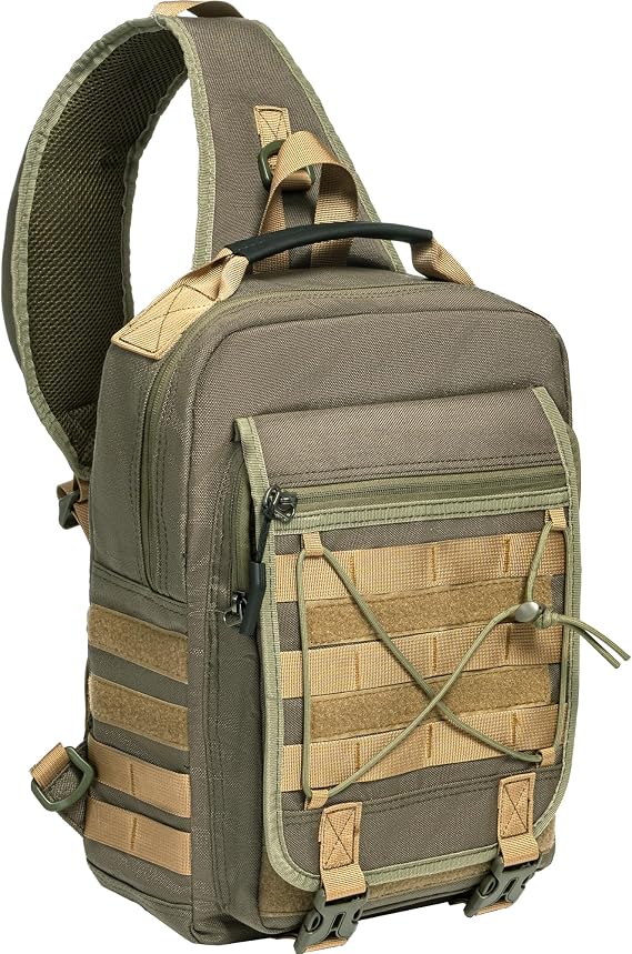 NICGID Tactical Sling Bag Pack Military Rover Shoulder Sling Backpack EDC Molle Assault Range Bag