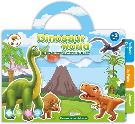 Lino Reusable Sticker Dinosaur World