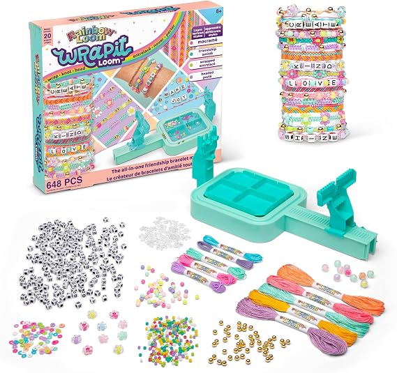 Rainbow Loom Wrap it Loom Bracelet Maker - DIY Friendship Jewelry Kit