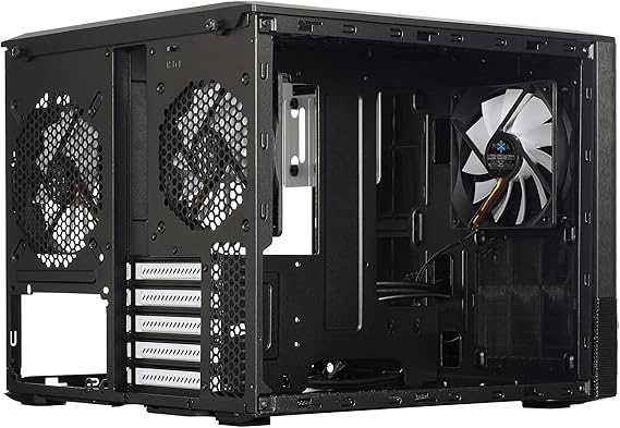 Fractal Design Node 804 No Power Supply MicroATX Cube Case FD-CA-NODE-804-BL, Black