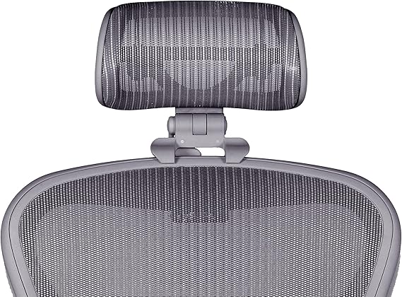 Engineered Now The Original Headrest for The Herman Miller Aeron Chair (H3 for Remastered, Carbon)