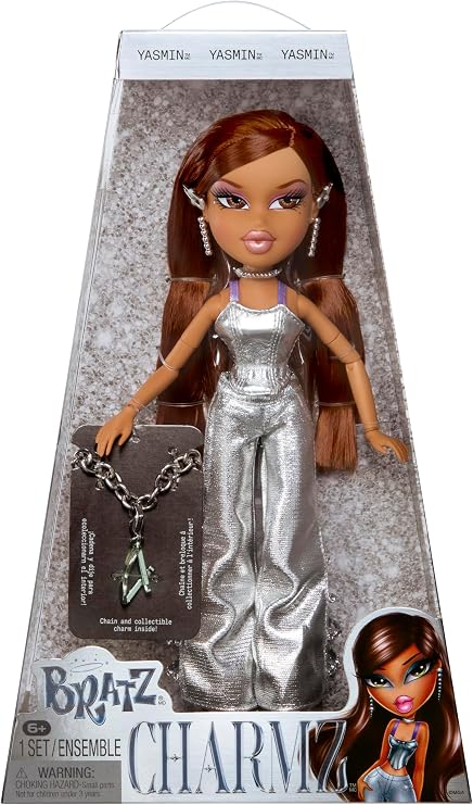 Bratz Charmz Yasmin Fashion Doll with Collectible Charm Bracelet