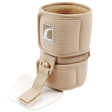 Ossur Foot-up Drop Foot Brace - Ankle Support Comfort Adjustable Wrap (Beige, Medium)