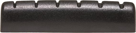 GraphTech PT606000 TUSQ XL Black Self-Lubricating Slotted Nut, Epiphone Style