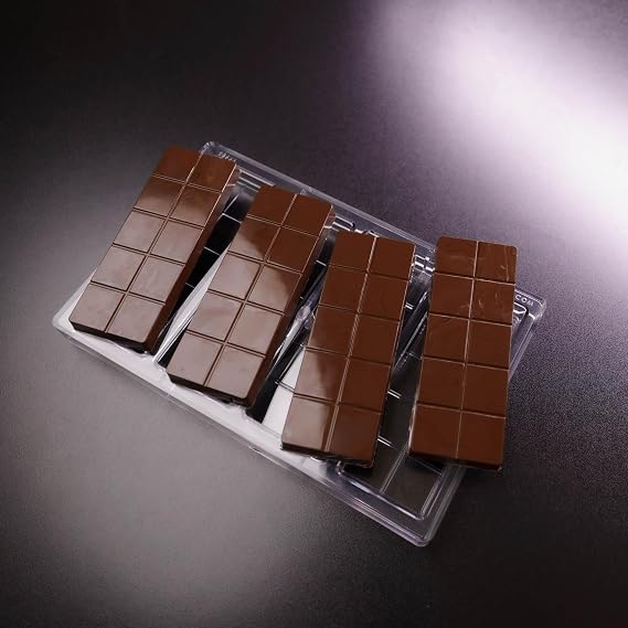 120mL 10pc Dubai Chocolate Bar Mold - 4 Bars - 23566