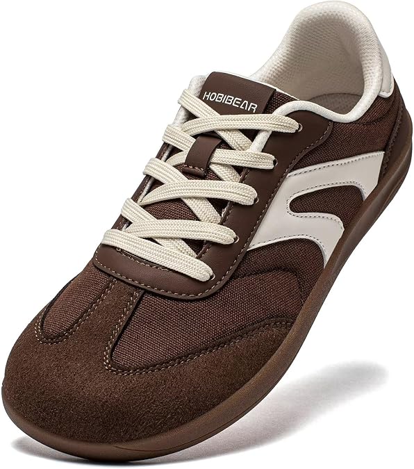 HOBIBEAR Women's Men's Barefoot Shoes Zero Drop Wide Fashion Sneakers