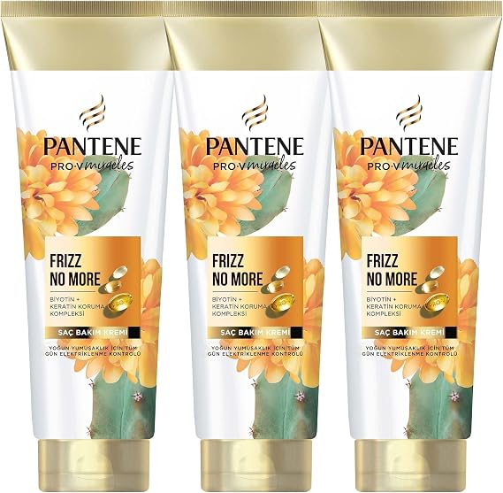PANTENE PRO-V Miracles Frizz No More Elektriklenme Karşıtı Saç Bakım Kremi Kuru ve Kıvırcık Saçlar İçin 275 ml 3lü paket