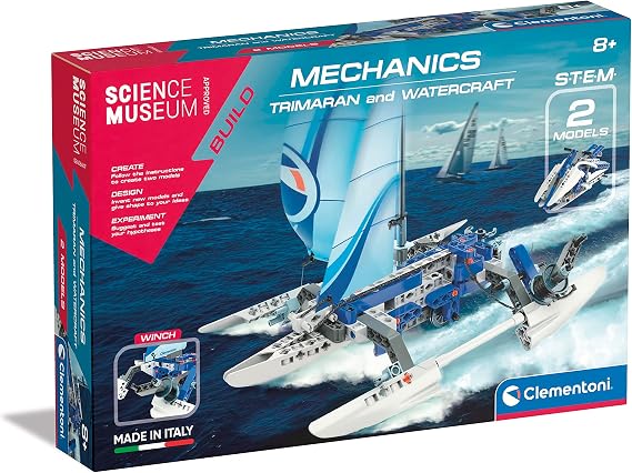 Clementoni 61767 Science Museum Mechanical Lab-Jet Ski & Catarman