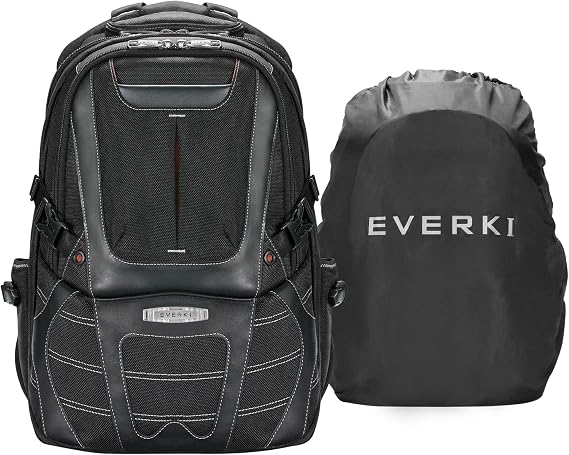 EVERKI Concept 2 Professional Backpack with Laptop Compartment, Black - 30L