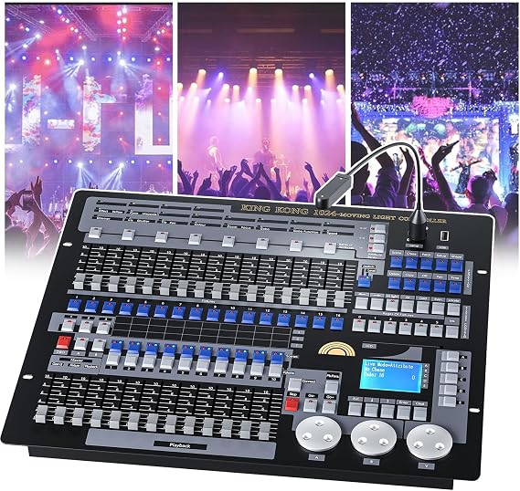 DMX 512 Stage Light Controller,Dimmer,1024 Channel,for LED Par Light,Moving Head Lights,Console DJ Equipmen