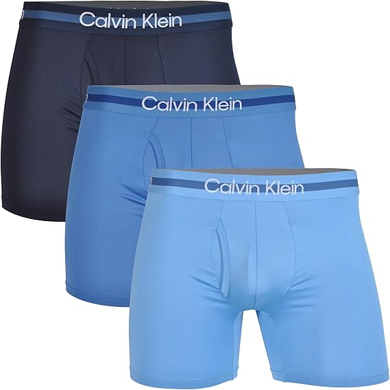 Calvin Klein Refined Microfiber Stretch 3-Pack Boxer Briefs