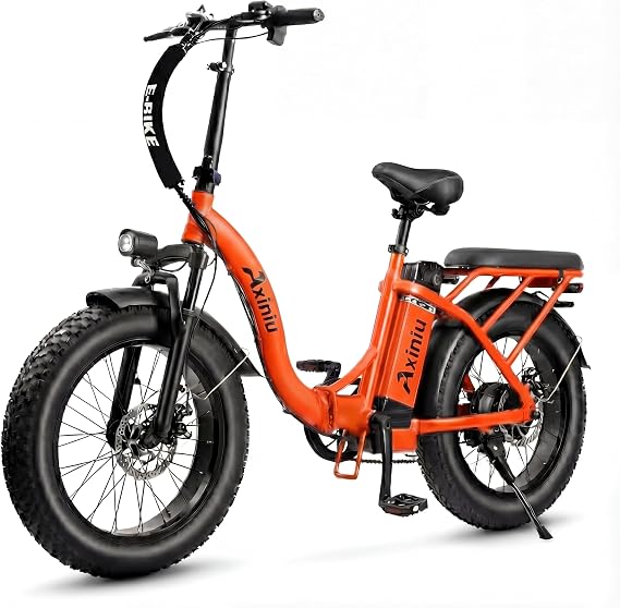 Electric Bike for Adults, 500W / 750W Long Range Foldable Ebike with Removable Battery, 40-120 Mile/25-30MPH, 20"/16 Fat Tire Electric Bicycle