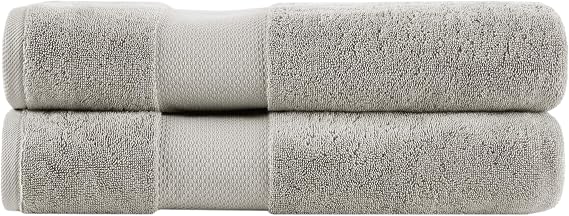 Madison Park Turkish 600 GSM Bath Sheet Set, 35 x 70 in - 2 Piece, Grey