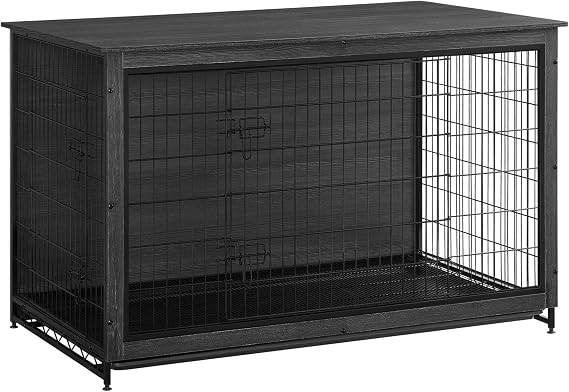 Feandrea 56.1" Dog Cage, Ink Black