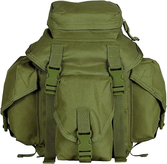 FOX OUTDOOR PRODUCTS Recon Butt Pack | 15x15x8 Modular Tactical Waist Bag w/ 3 External Pockets, QR Buckles, Lined Interior