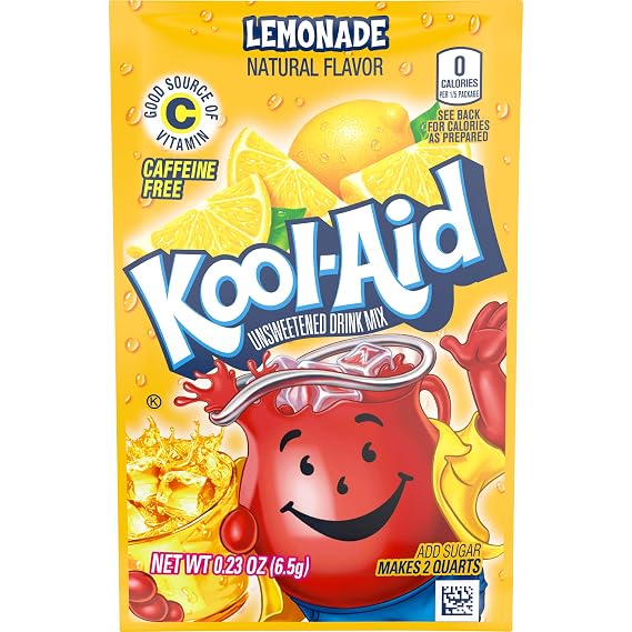 Kool Aid Lemonade Drink Mix (96 Packets)