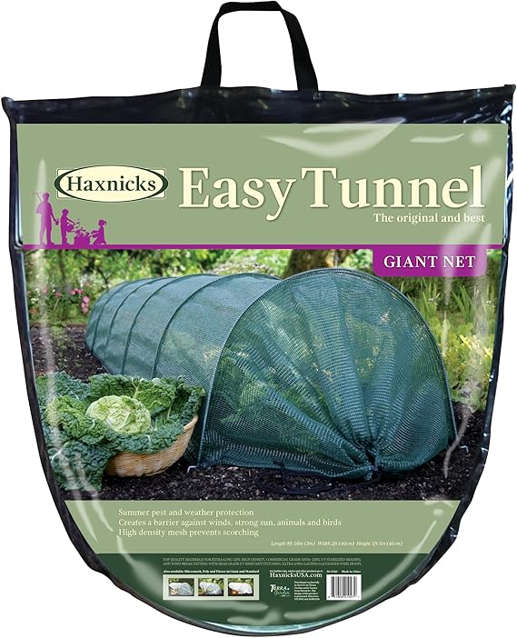 Tierra Garden 50-5020 Haxnicks Easy Shade Net Tunnel Garden Cloche, Giant