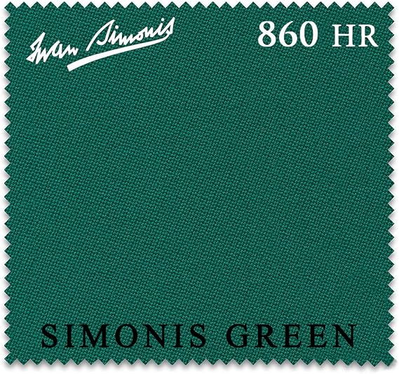 Iwan Simonis 860HR Pool Table Cloth (Simonis Green, 7 ft)
