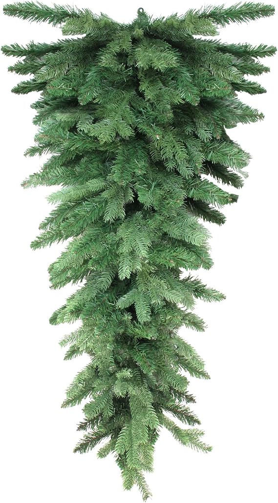 Northlight V15106 Wreaths and Garland Teardrops Unlit Swags, Green